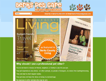 Tablet Screenshot of berkspetcare.com